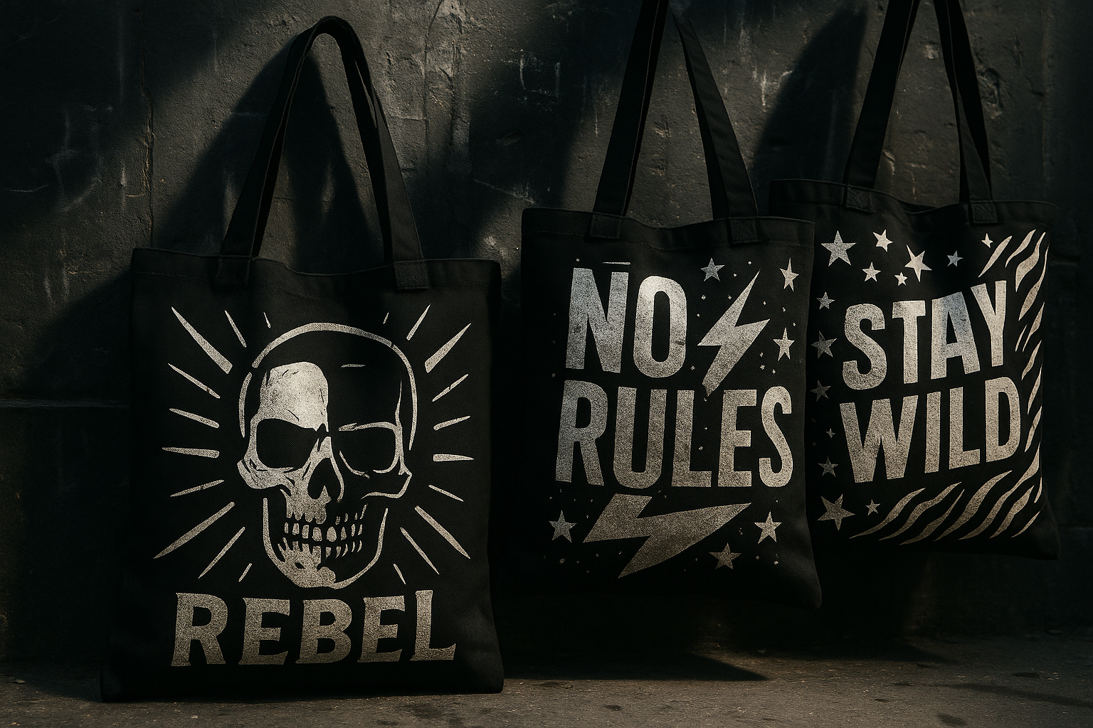 Tote bags Badass