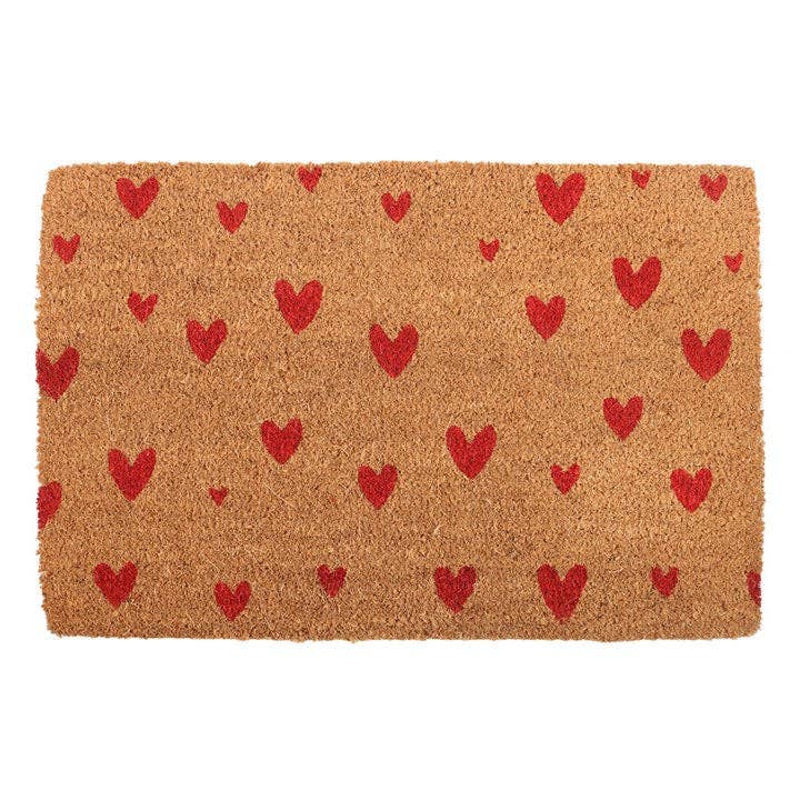 Paillasson Cœurs d'Amour Rouges