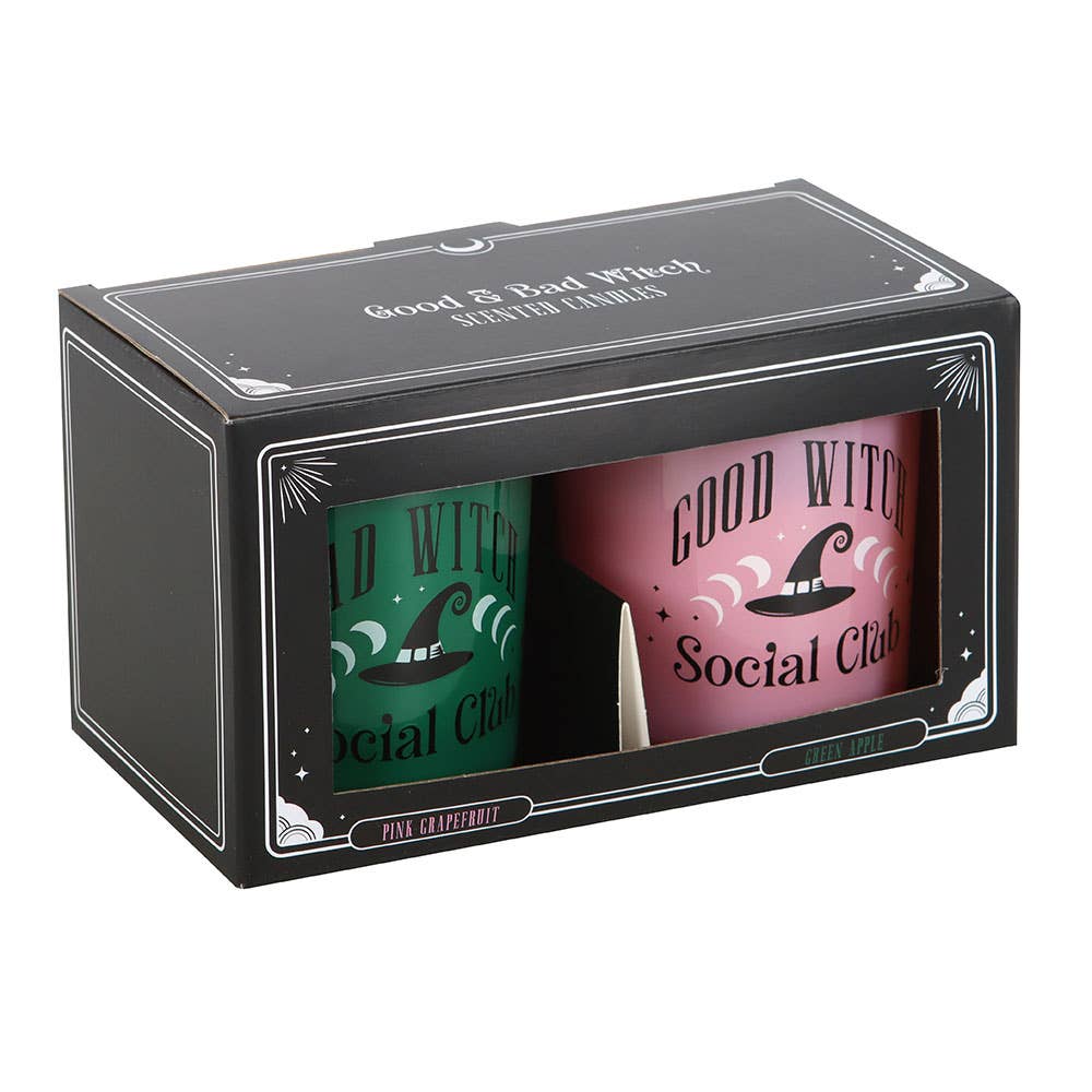 Set di 2 candele profumate Buona Strega e Cattiva Strega