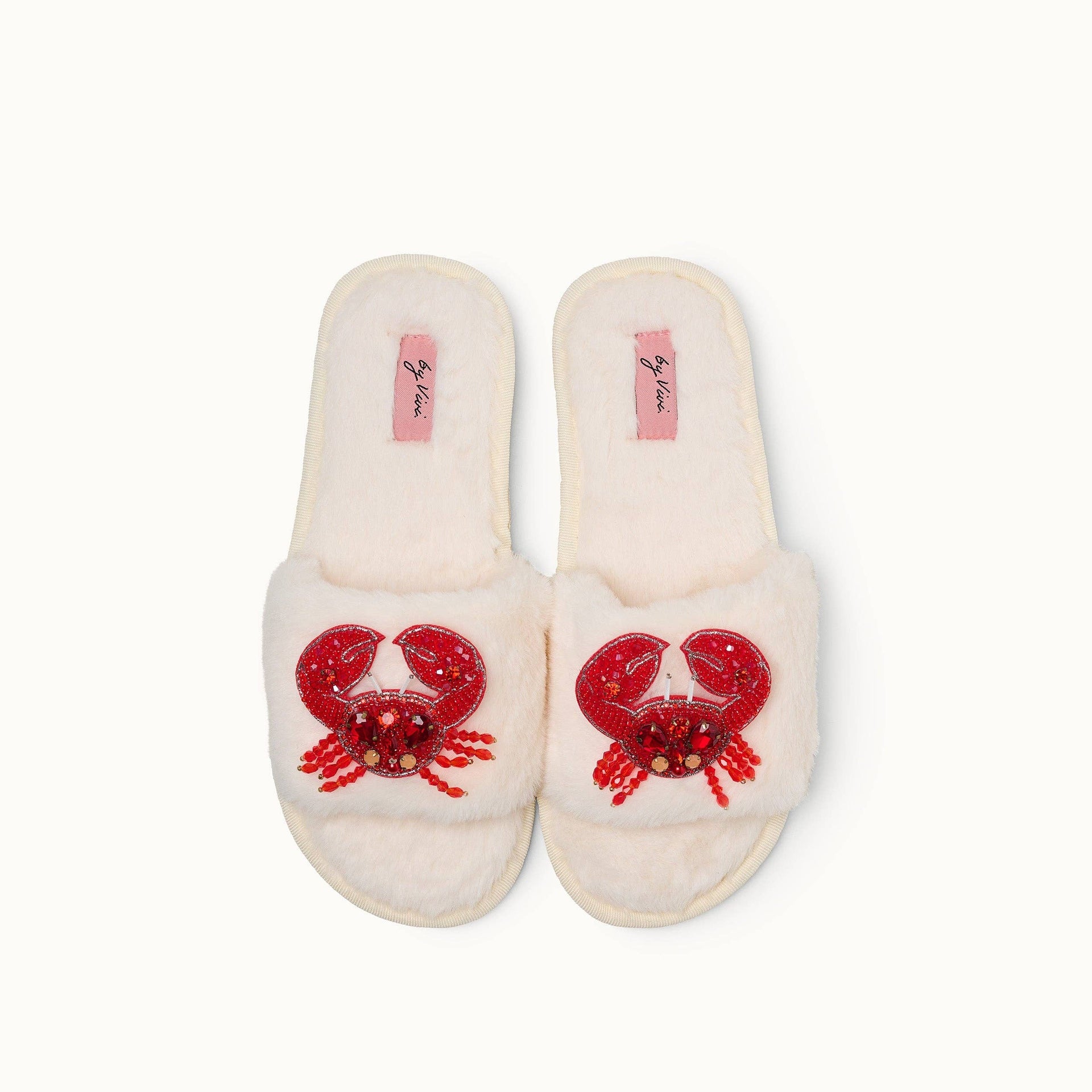 Paire de broches pour Chaussons - Crabe