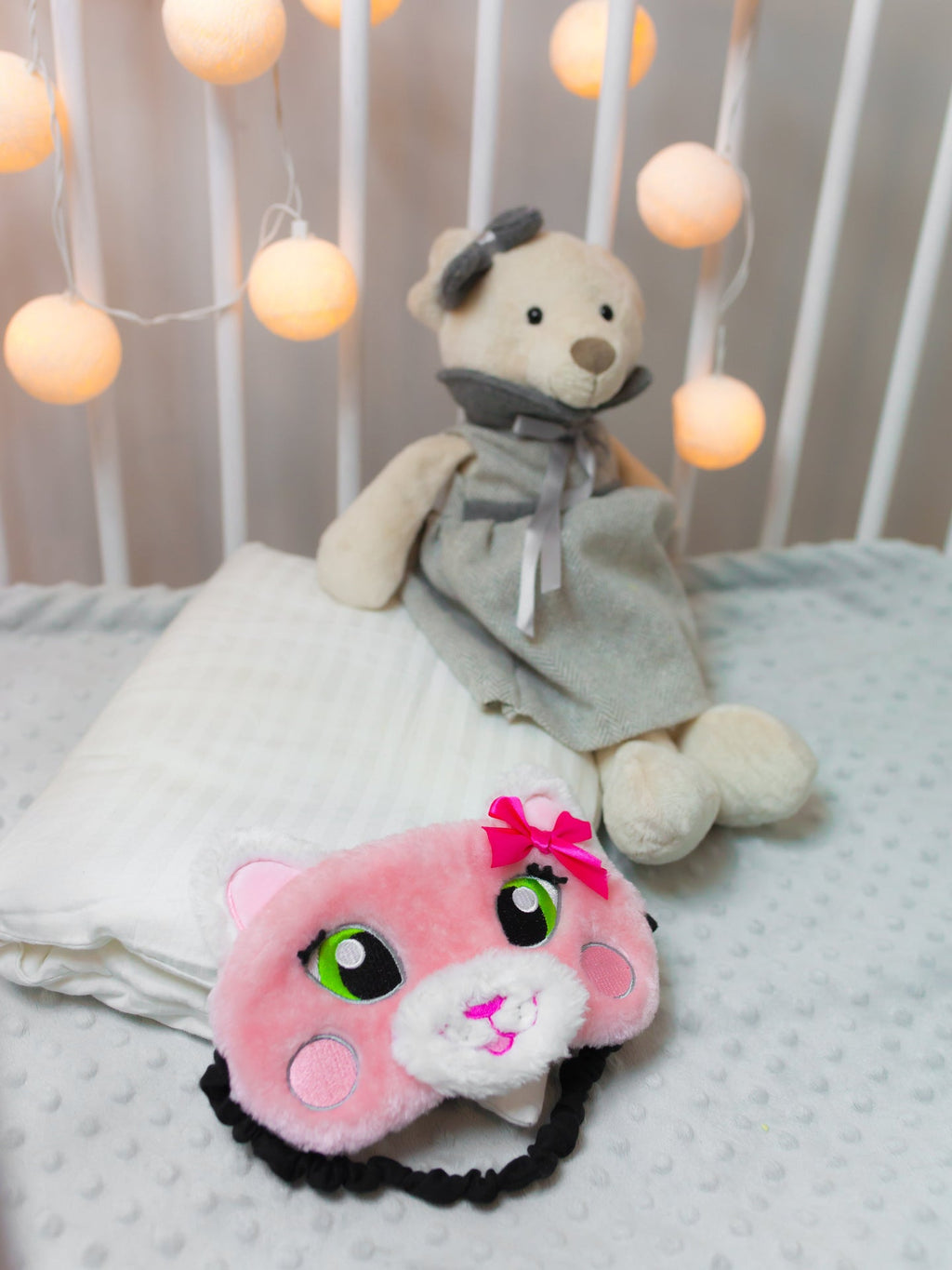 Masque de sommeil – rose chat
