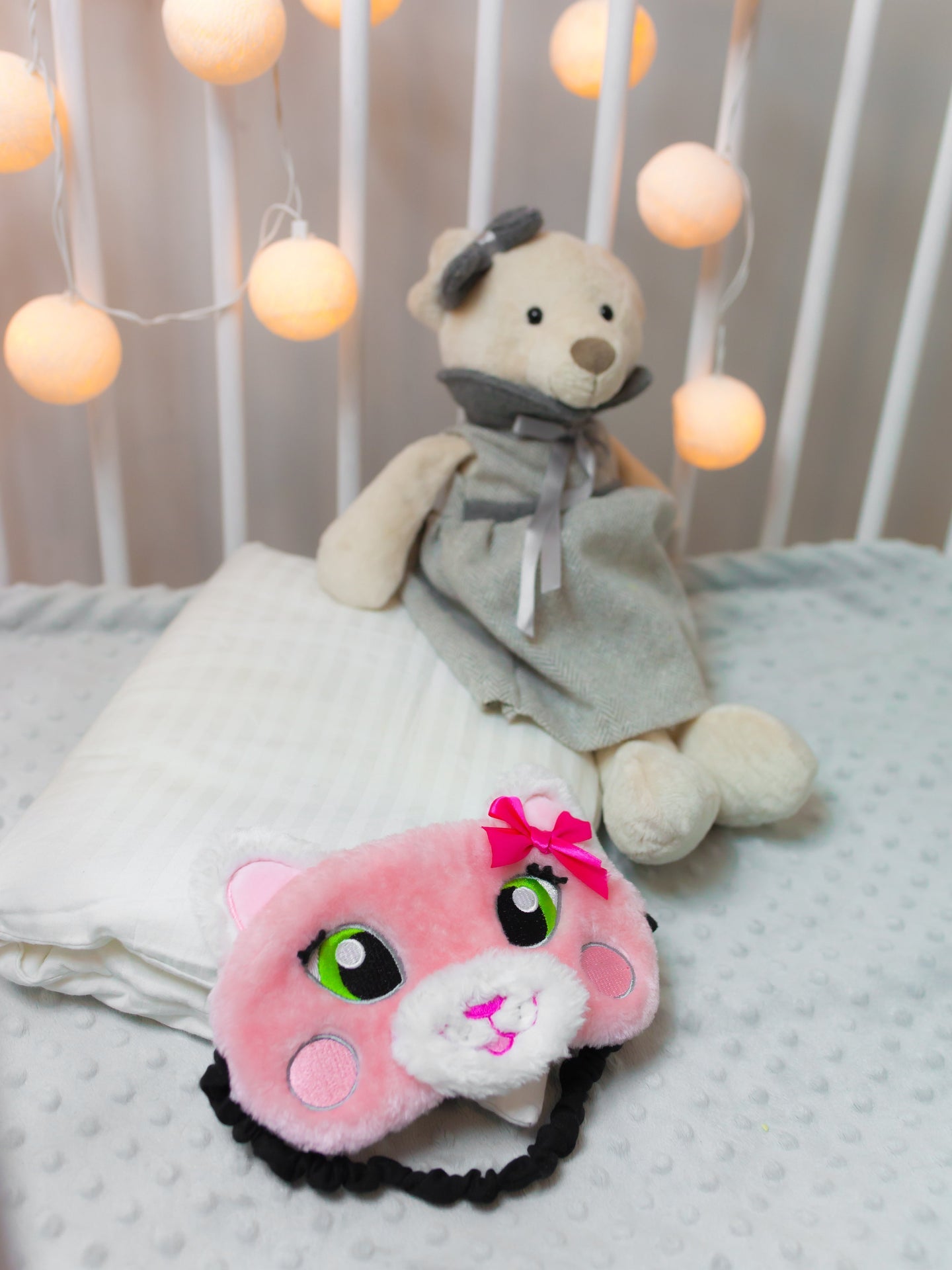 Masque de sommeil – rose chat