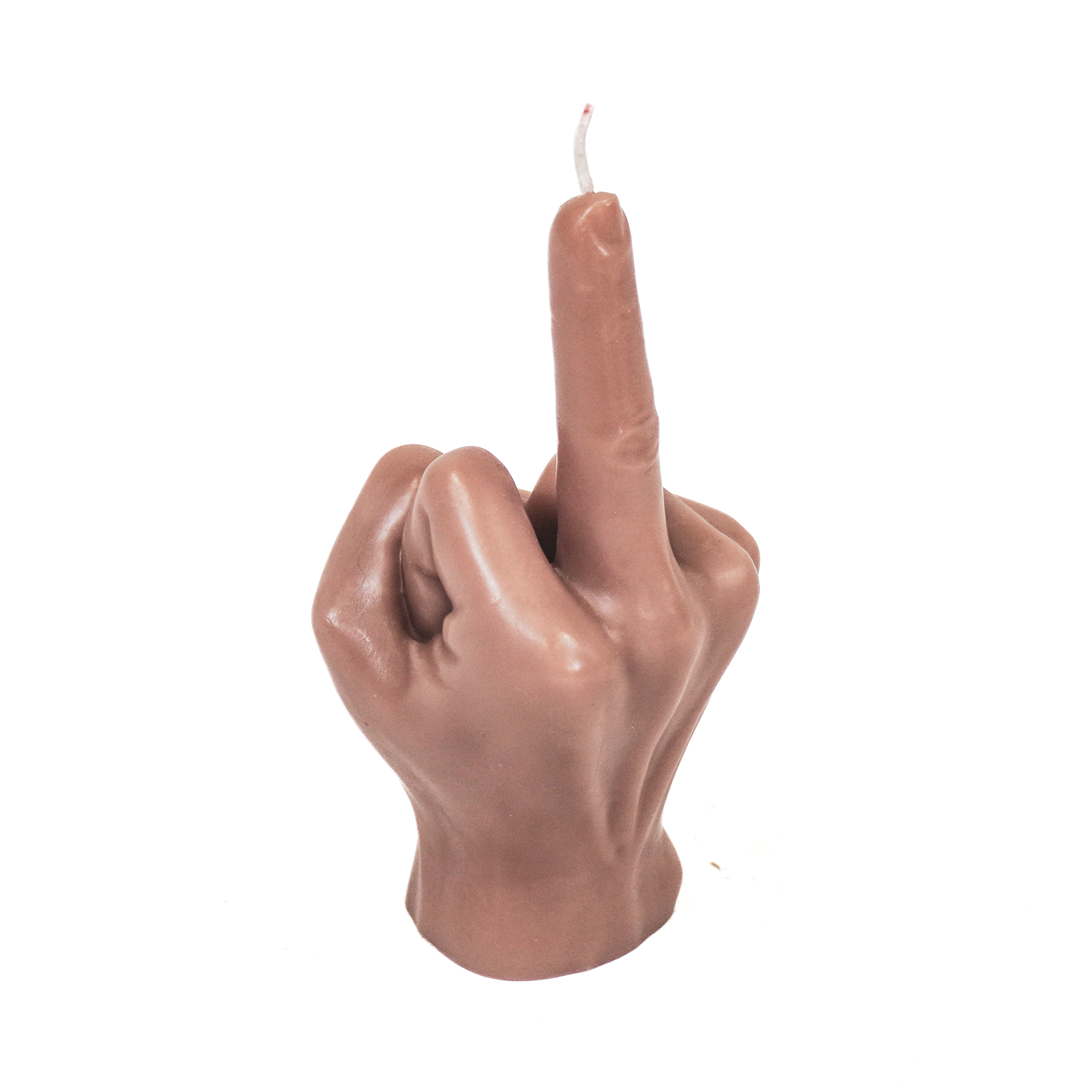 Candela - Dito medio - Cera - Talpa - 310 grammi - 10x9x17 cm