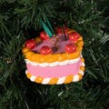 Hanging decoration for a heart-shaped cake