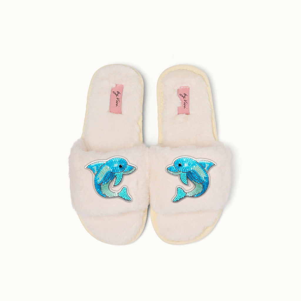 Paire de broches pour Chaussons - Dauphins
