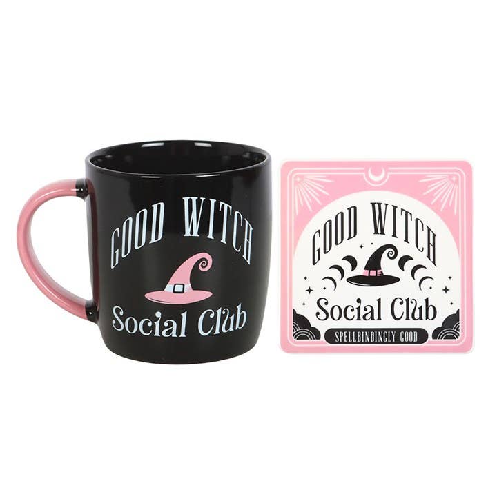 Set Tazza e Sottobicchiere del Club Sociale delle Buone Streghe