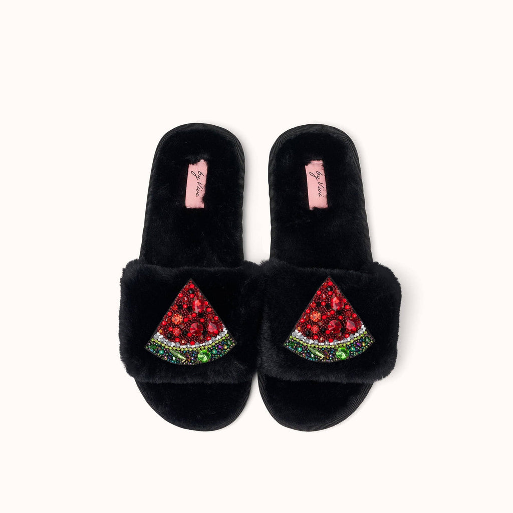 Paire de broches pour Chaussons - Pastèque