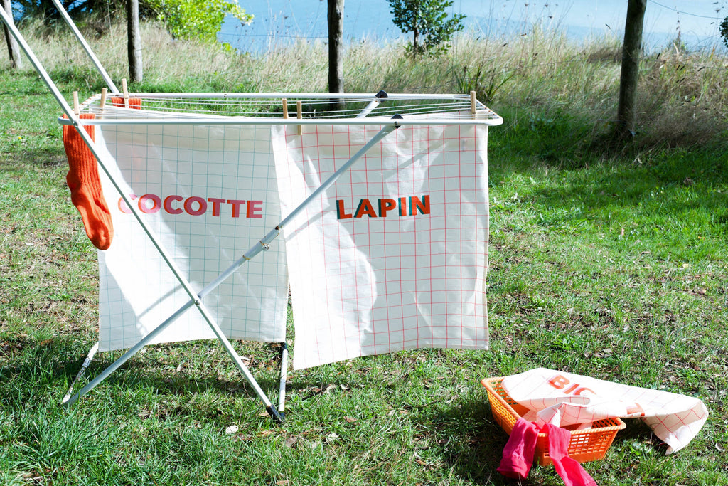 Torchon Cocotte Les Petits Noms Pied de Poule – vue produit 4