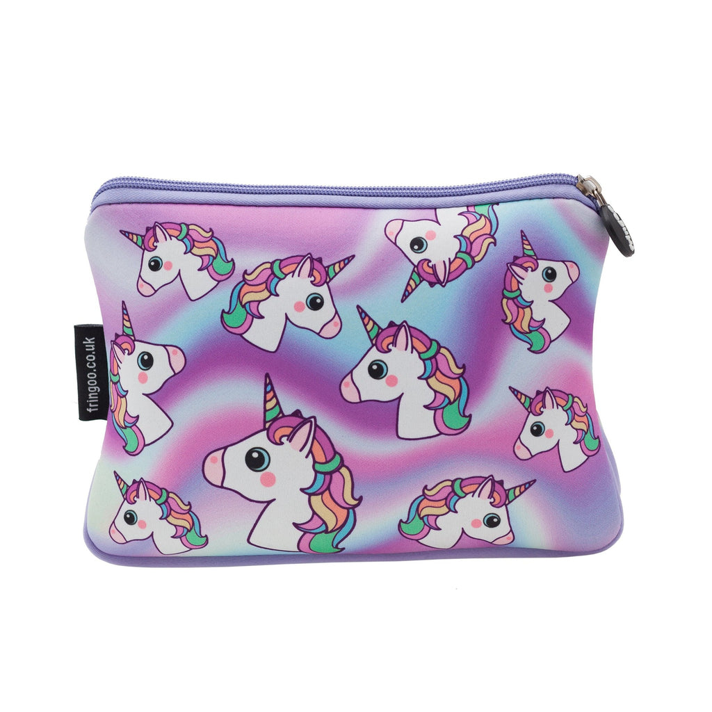 Grande trousse scolaire – licornes holographiques