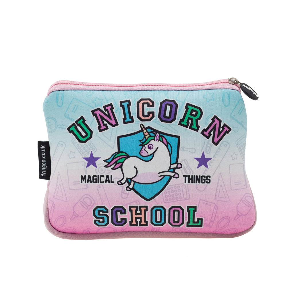 Grande trousse scolaire – motif licorne