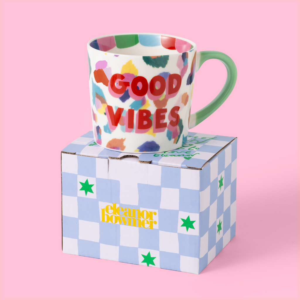 Mug Léopard « Good Vibes » – 300 ml
