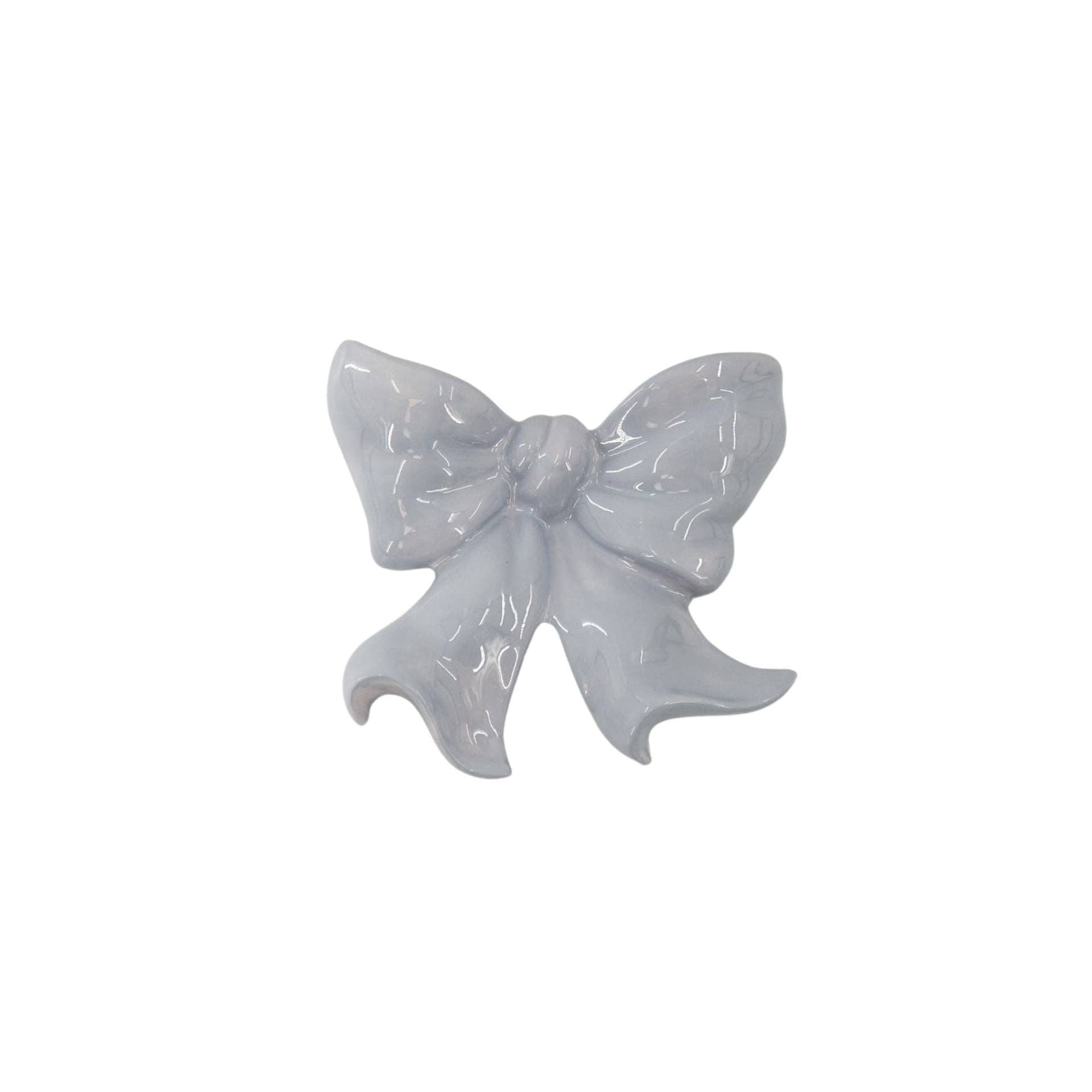 Wall vase - Bowl vase - Ceramic - Lilac - 19x18.5x5.5 cm