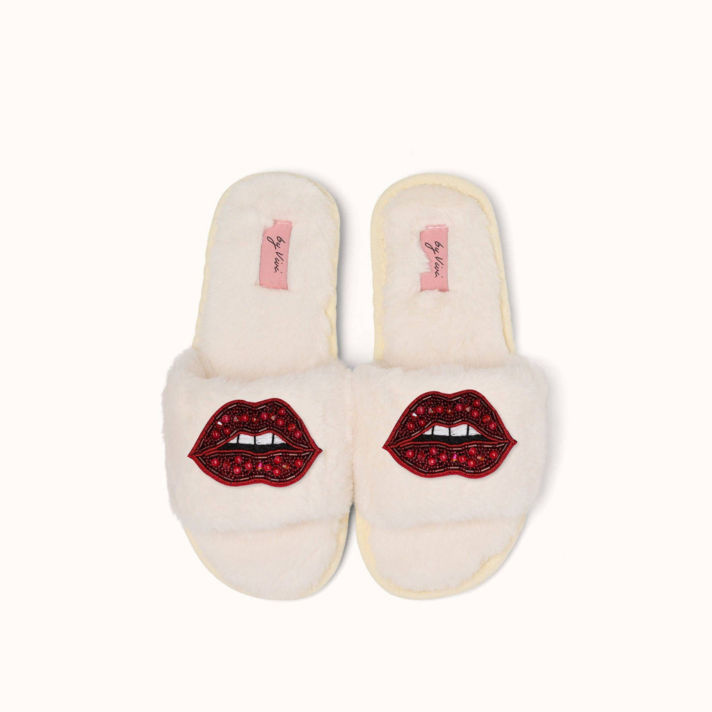 Paire de broches pour Chaussons - Lèvres