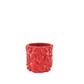 Vaso - Baci - Ceramica - Rosso - 11x11x11,5cm