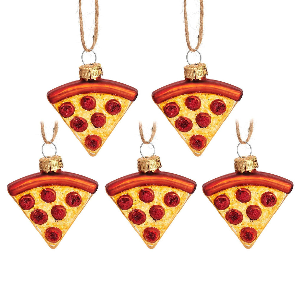 Boules de Noël Part de Pizza 5-Pack
