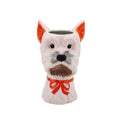 Vaso - Vaso per fiori Cane - Rosa/Arancione - 14,5x13x23,5cm