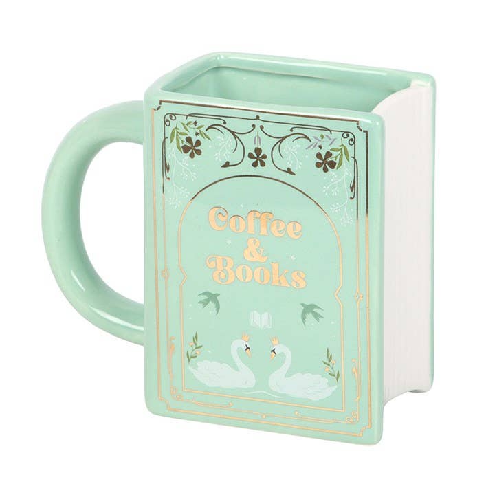 Tazza a Forma di Libro – Caffè e Libri