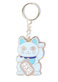 Portachiavi Gatto della Fortuna Blu