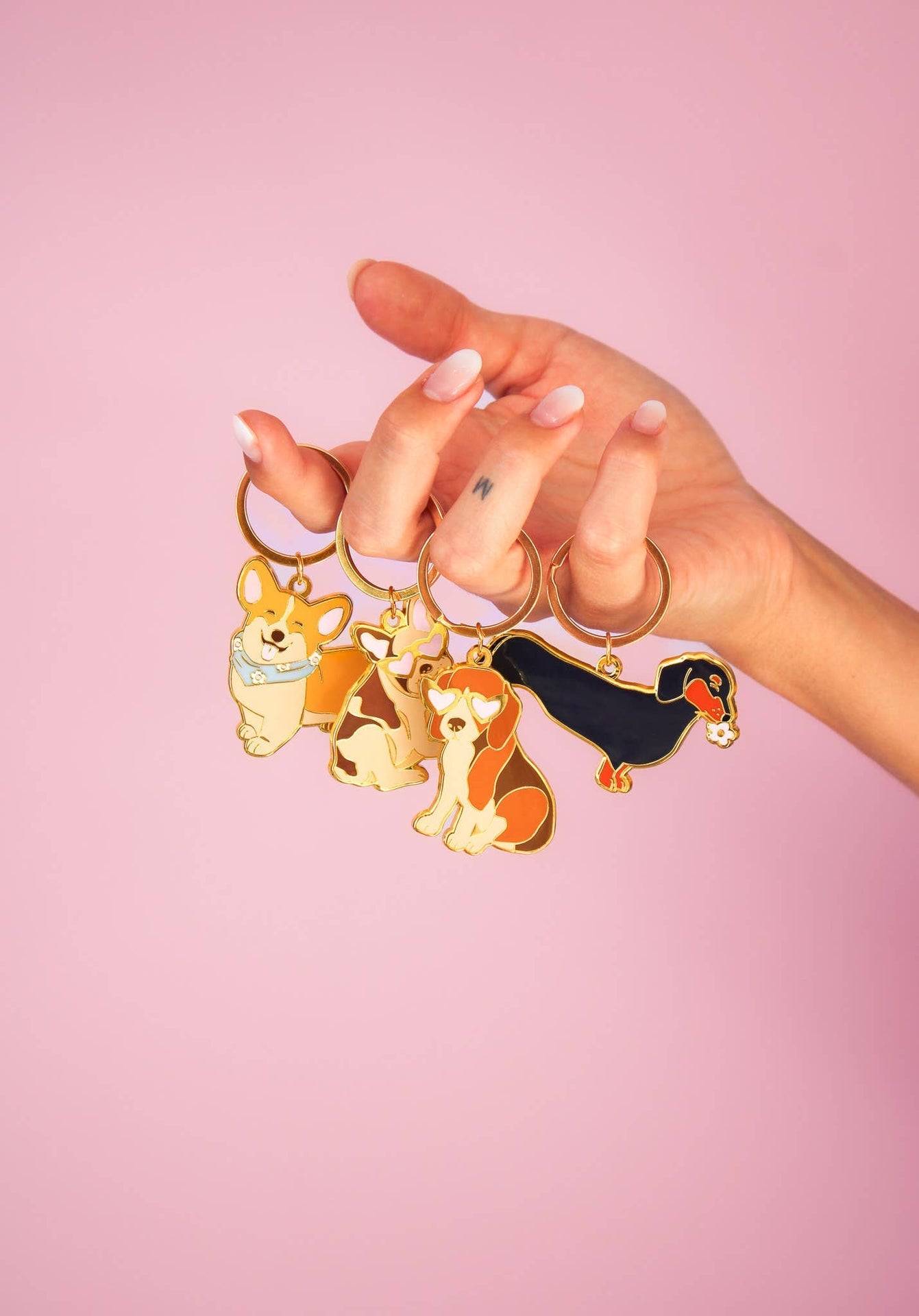 Bulldog Keychain