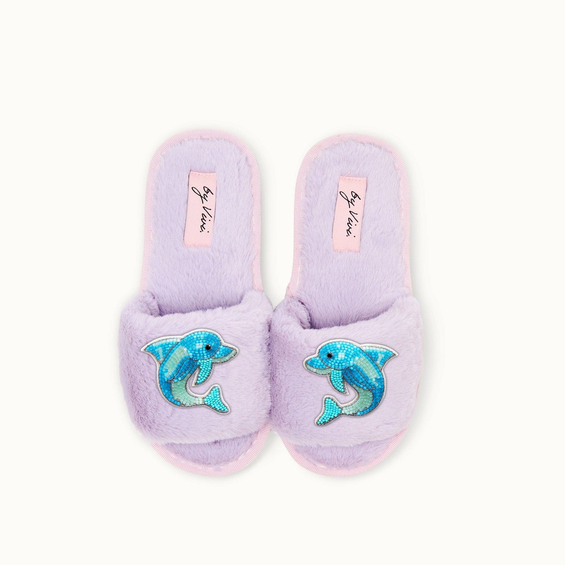 Paire de broches pour Chaussons - Dauphins