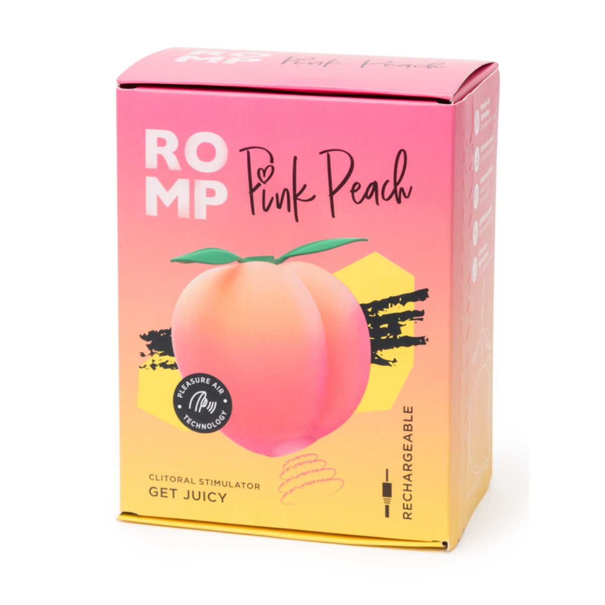 ROMP - Peach Air Pressure Stimulator - Pink