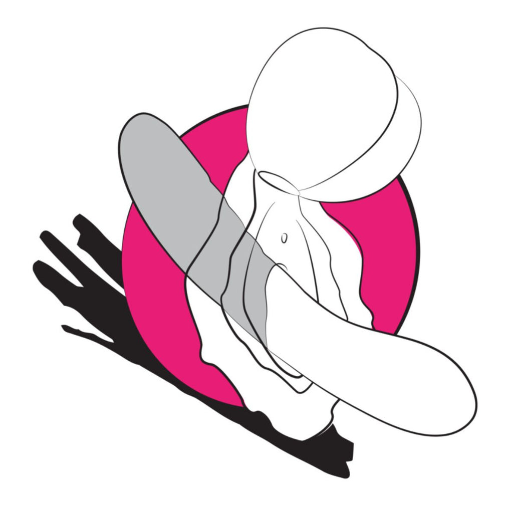 ROMP - Peach Air Pressure Stimulator - Pink