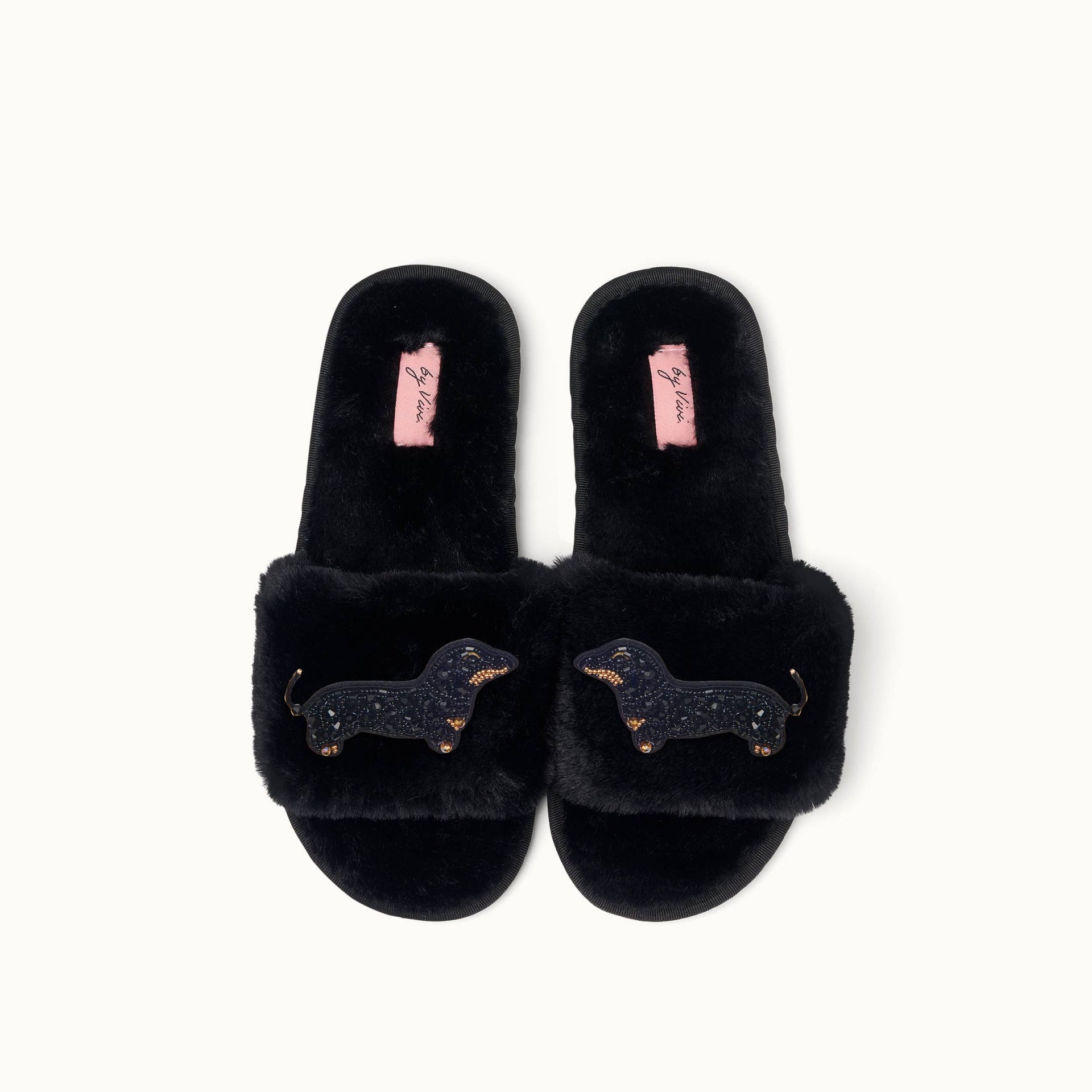 Paire de broches pour Chaussons - Teckel
