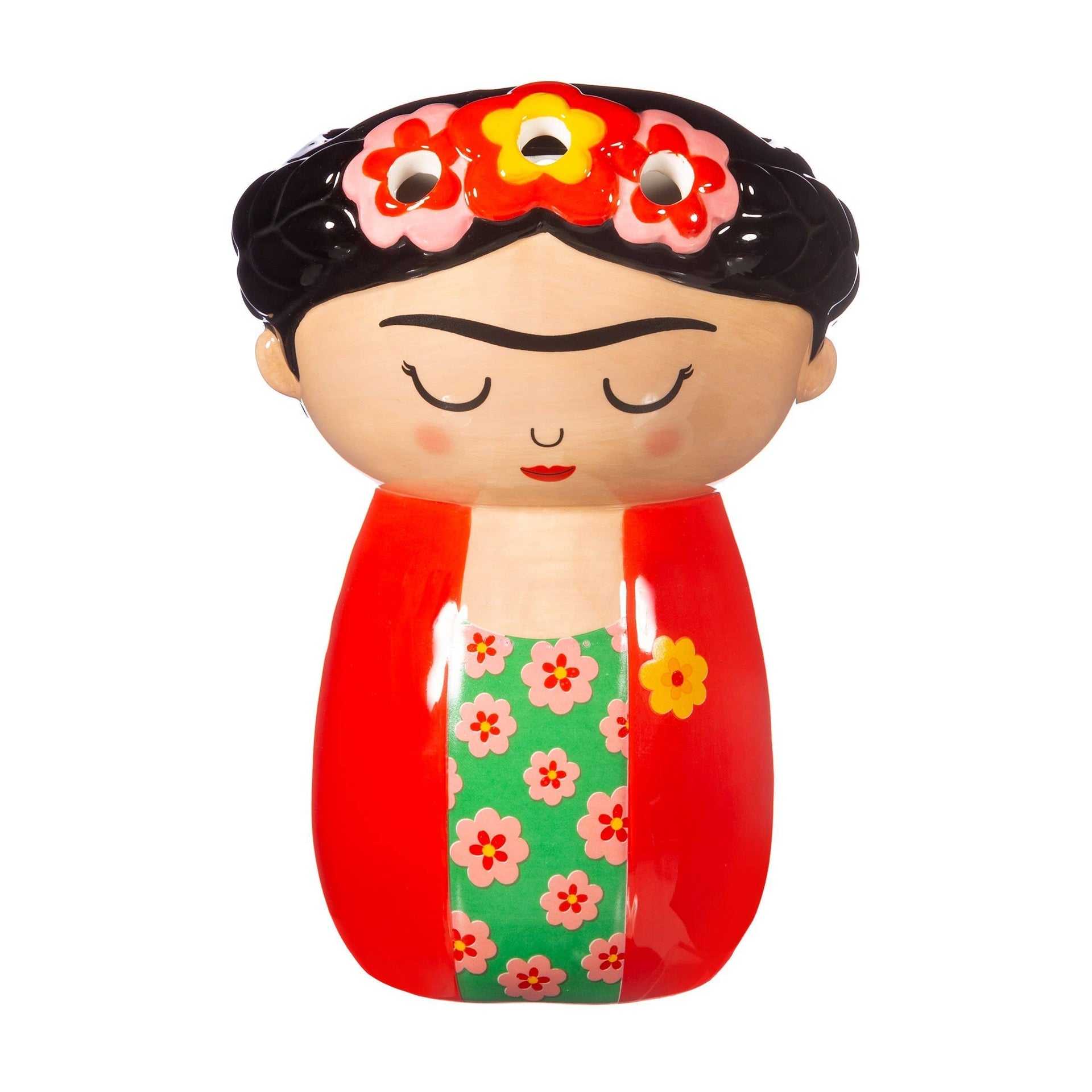 Jardinière murale Frida Kahlo rouge