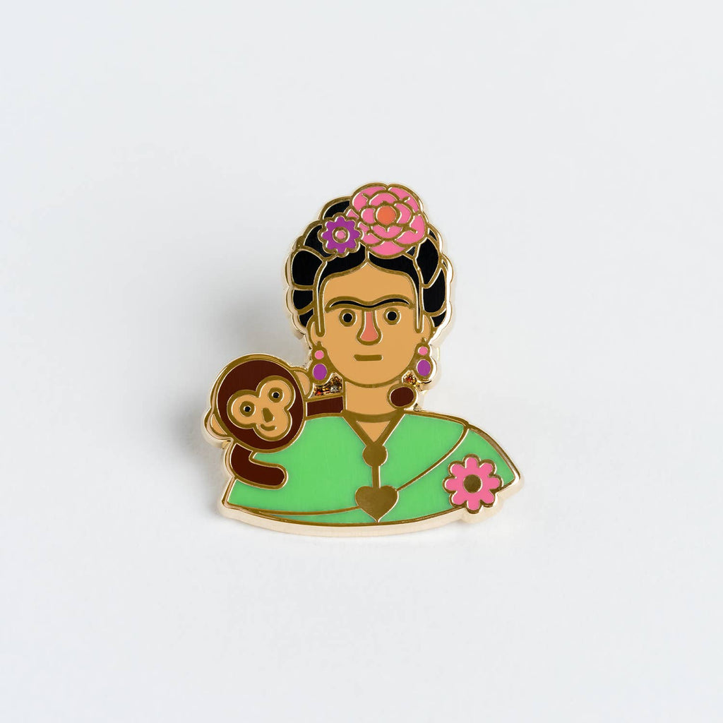 Pin’s Frida avec un singe