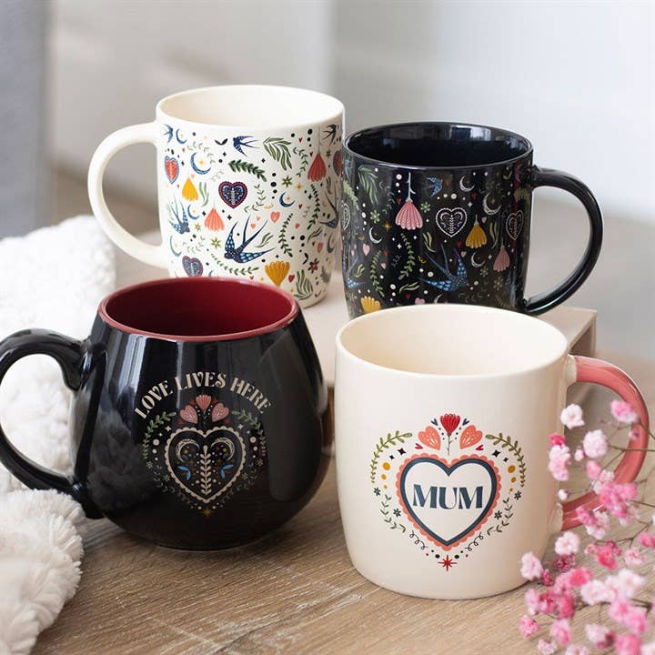 Floral Folk Cream Mug