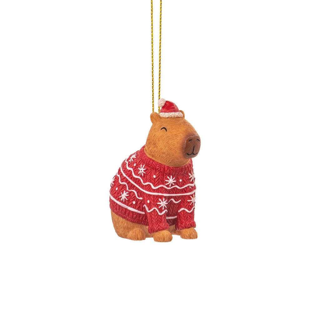 Décoration à suspendre Capybaras de Noël 2-Pack