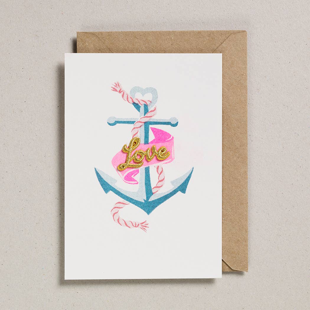 Carte St Valentin - Ancre