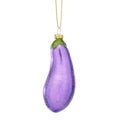 Boule de Noël Aubergine violette