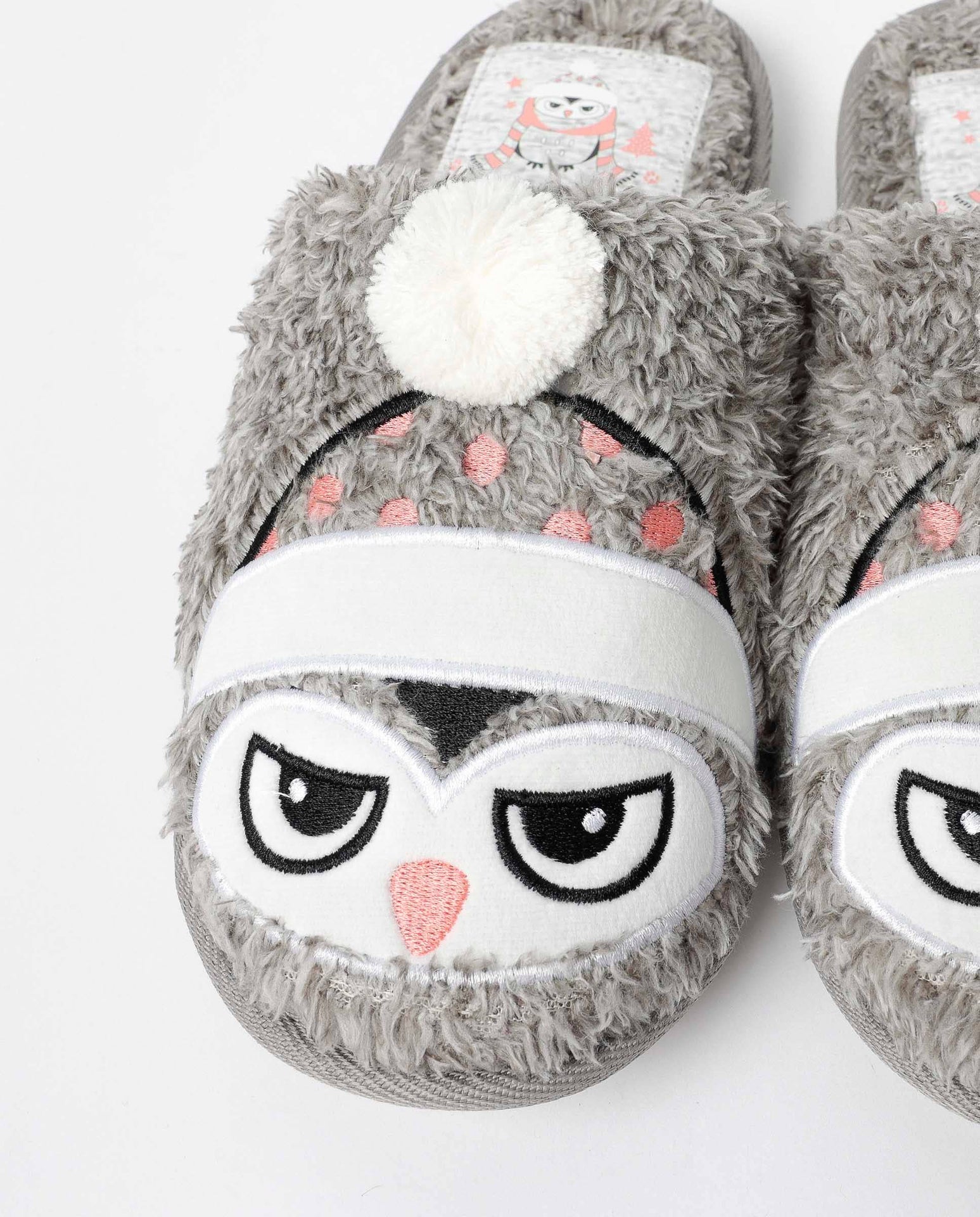 Chaussons Femme - Chouette "Winter Owl"