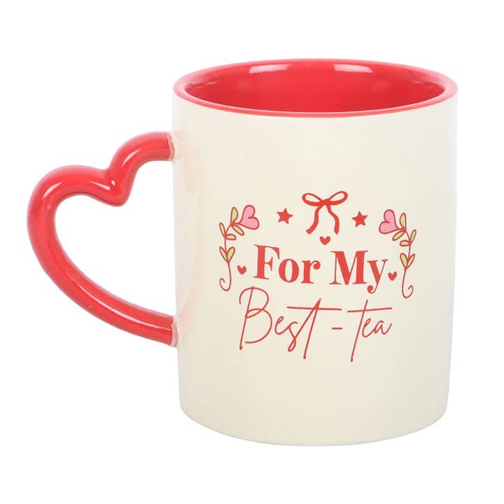 Per la mia tazza Miglior Tè con manico a forma di cuore