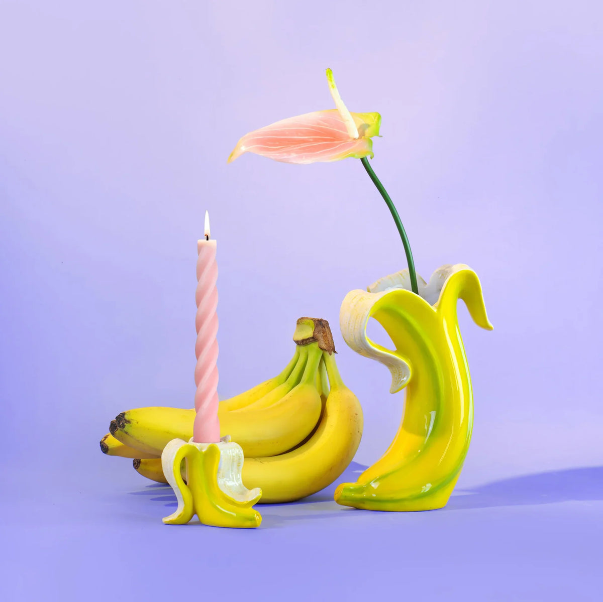 Vase Banana Romance