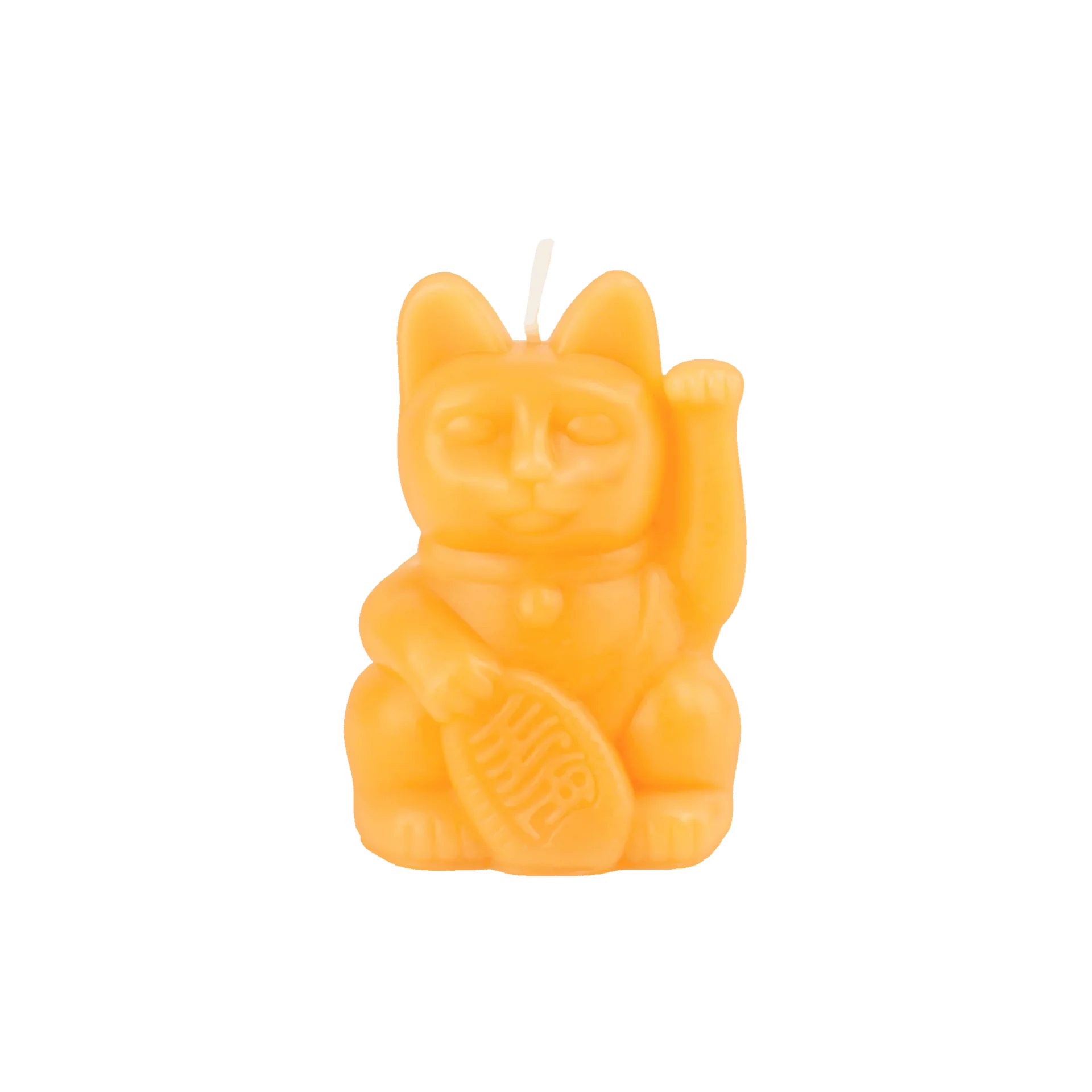 Bougie Chat Chanceux Pêche
