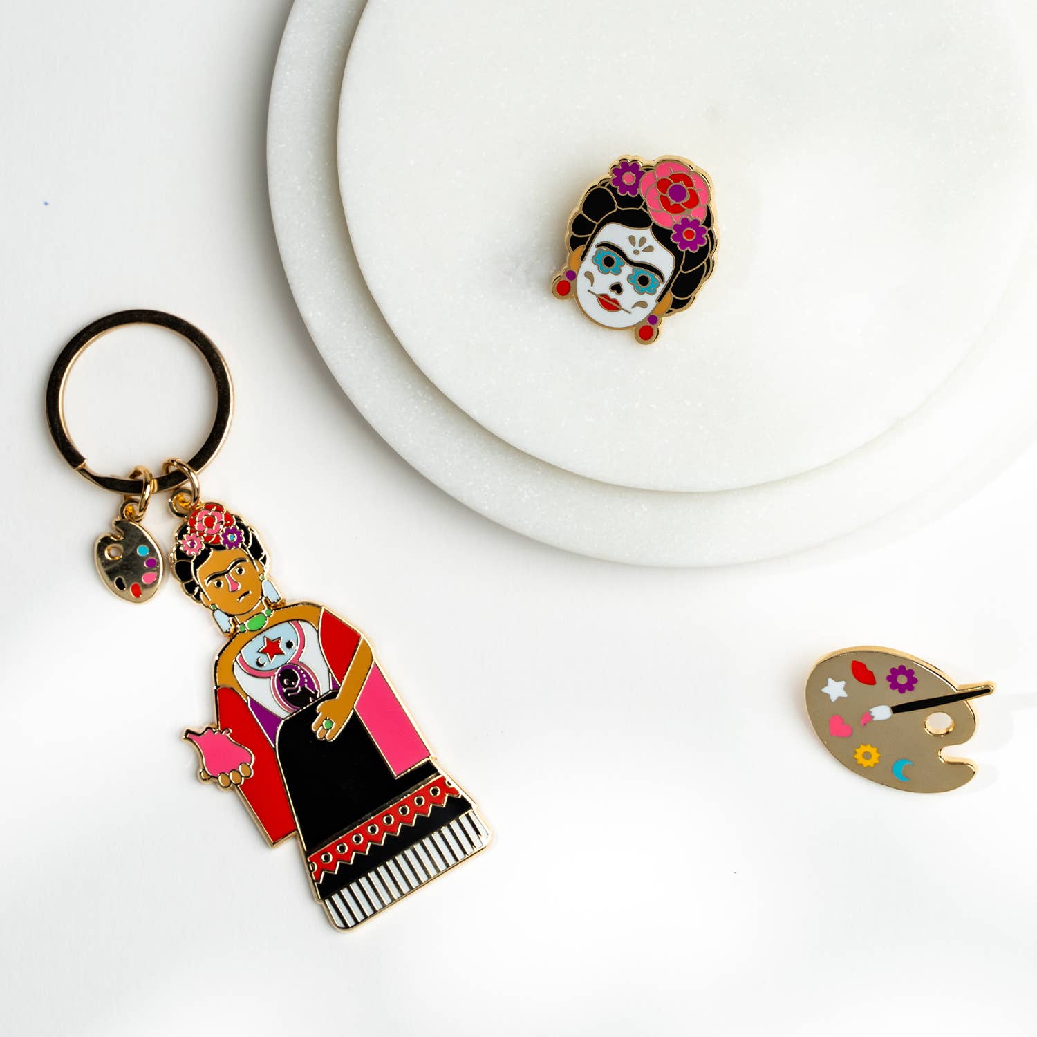 Pin’s Frida Día de Muertos