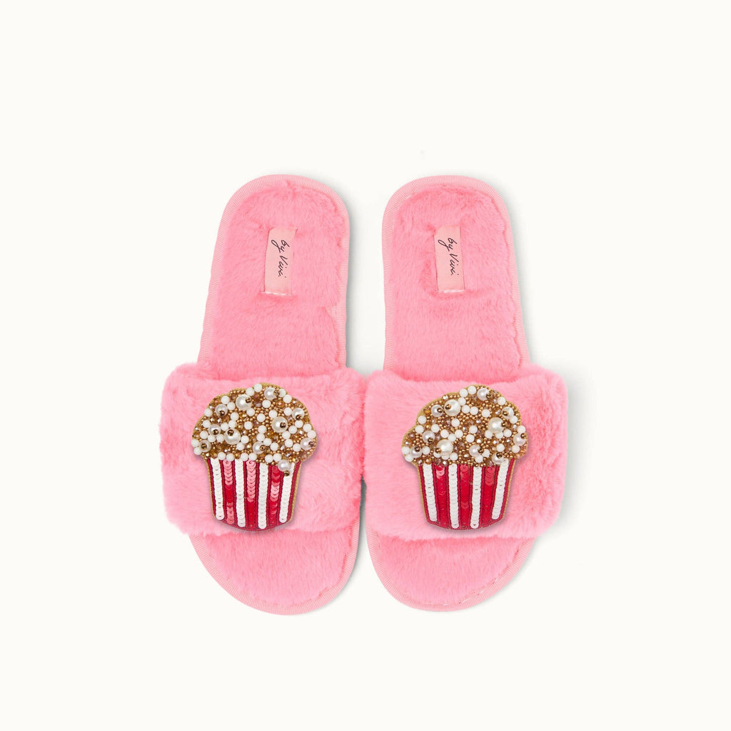 Paire de broches pour Chaussons - Popcorn