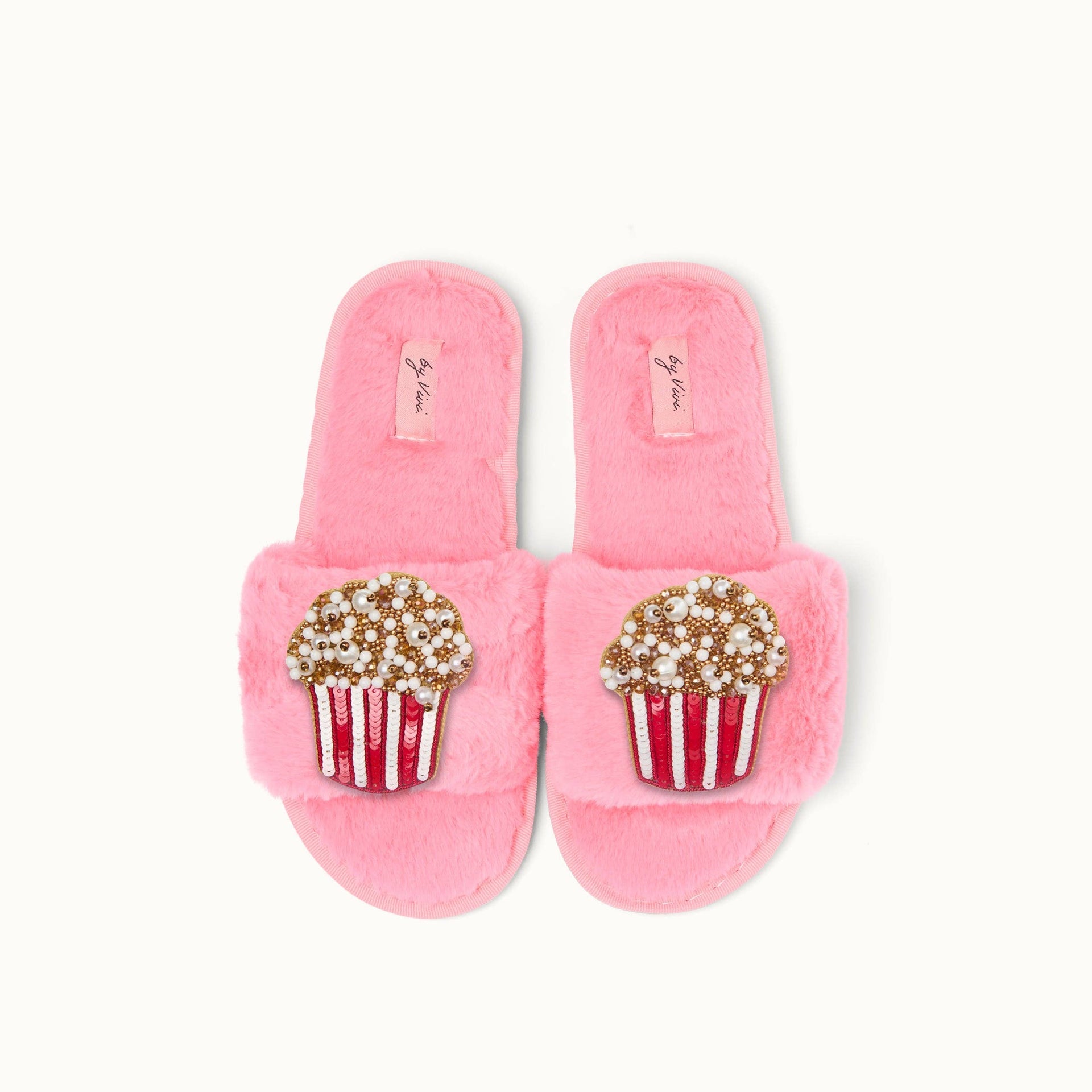 Paire de broches pour Chaussons - Popcorn