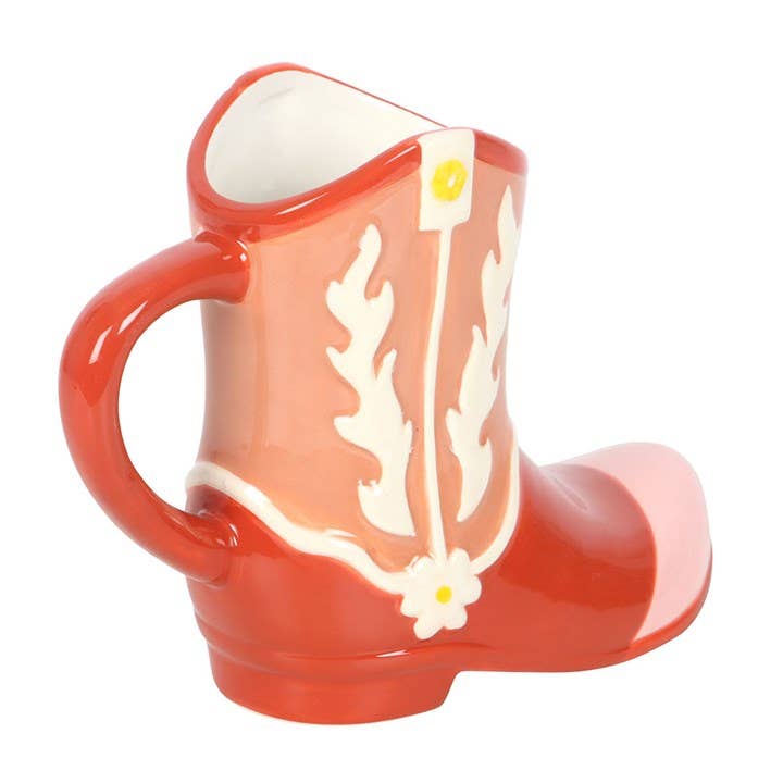 Tazza a forma di stivale da cowboy – Rosa
