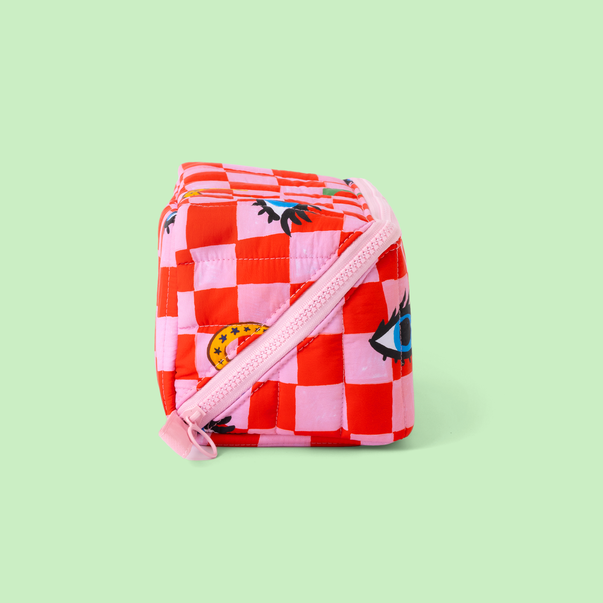 Checkmark Icons Flat Lay Toiletry Bag