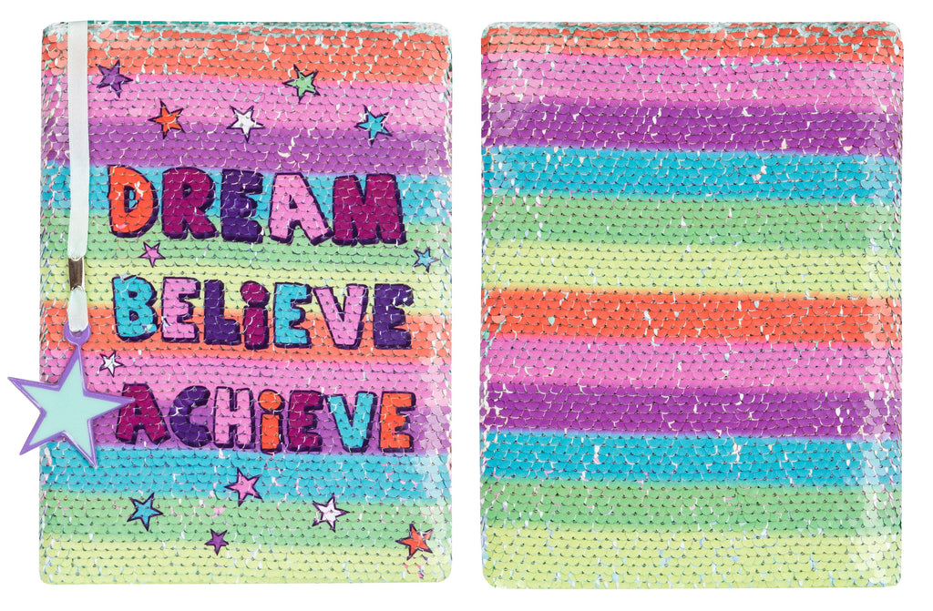 Carnet à sequins – Dream Believe Achieve