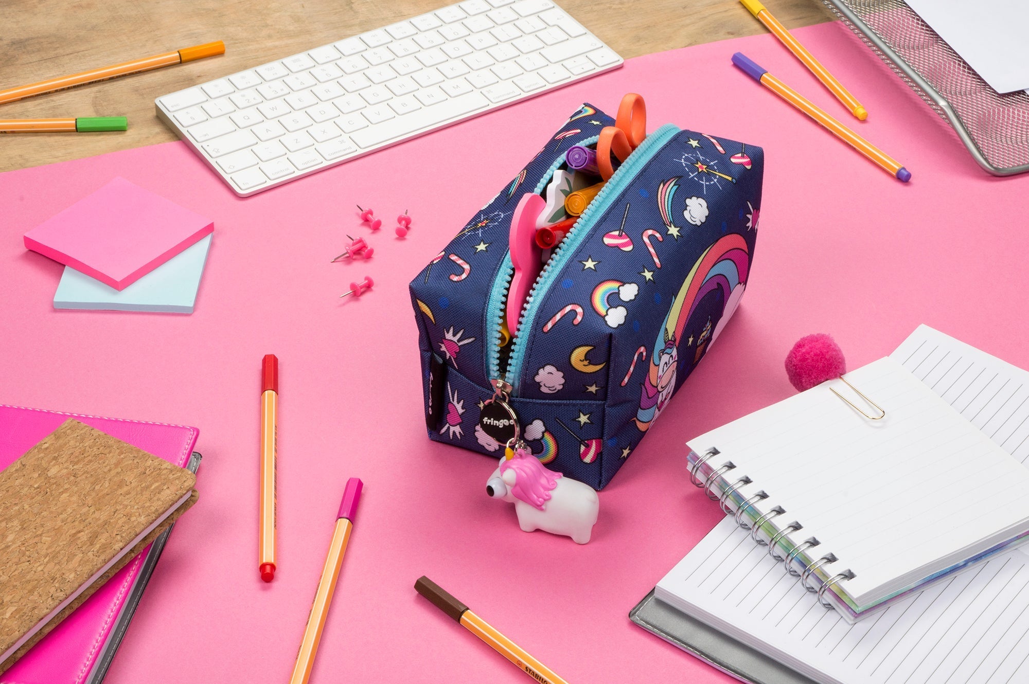 Trousse scolaire – Believe In licorne