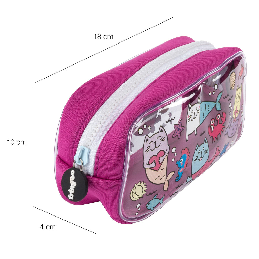 Trousse scolaire – chat sirène