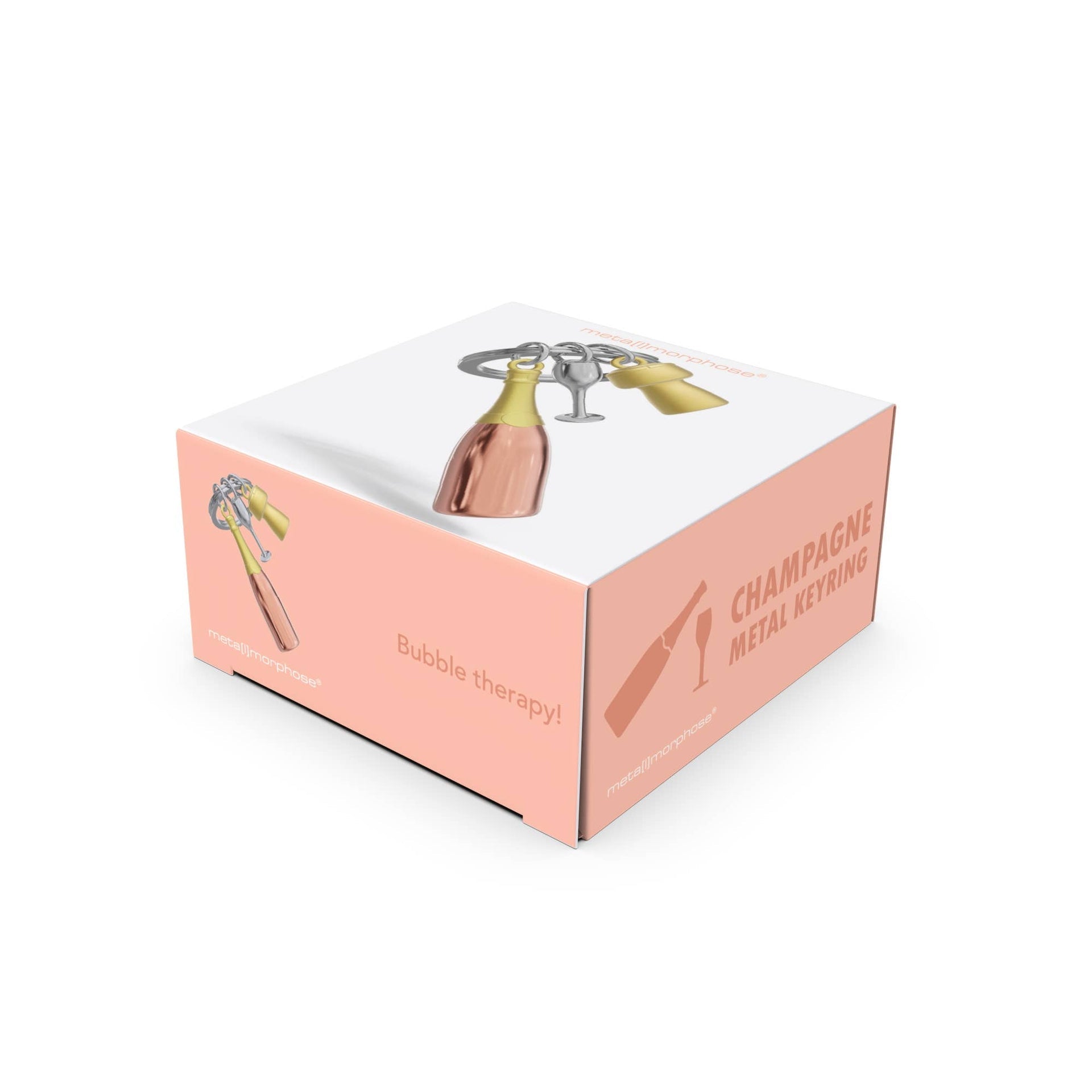 porte cles champagne rose gold metalmorphose