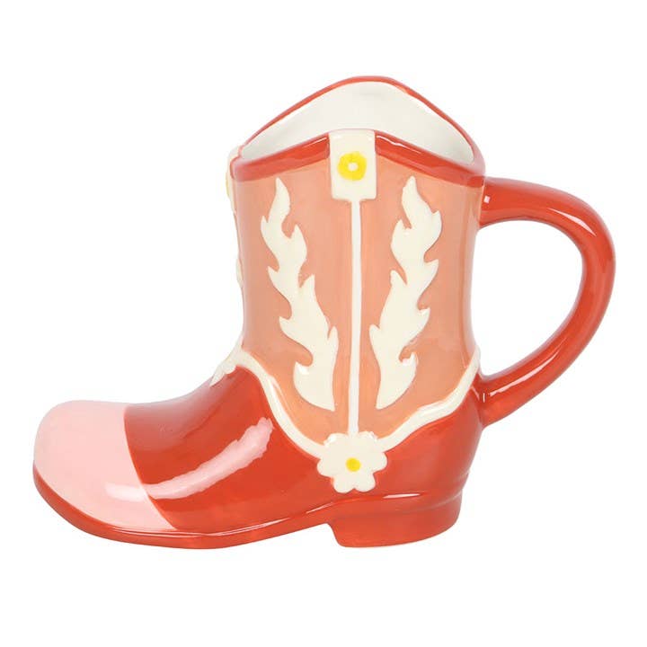 Tazza a forma di stivale da cowboy – Rosa