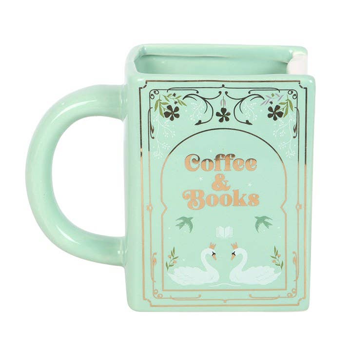 Tazza a Forma di Libro – Caffè e Libri