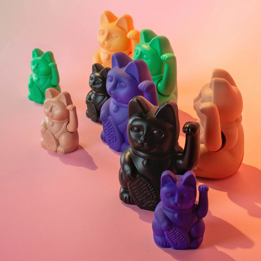 Mini Chat Chanceux Rose - le Chat Chanceux