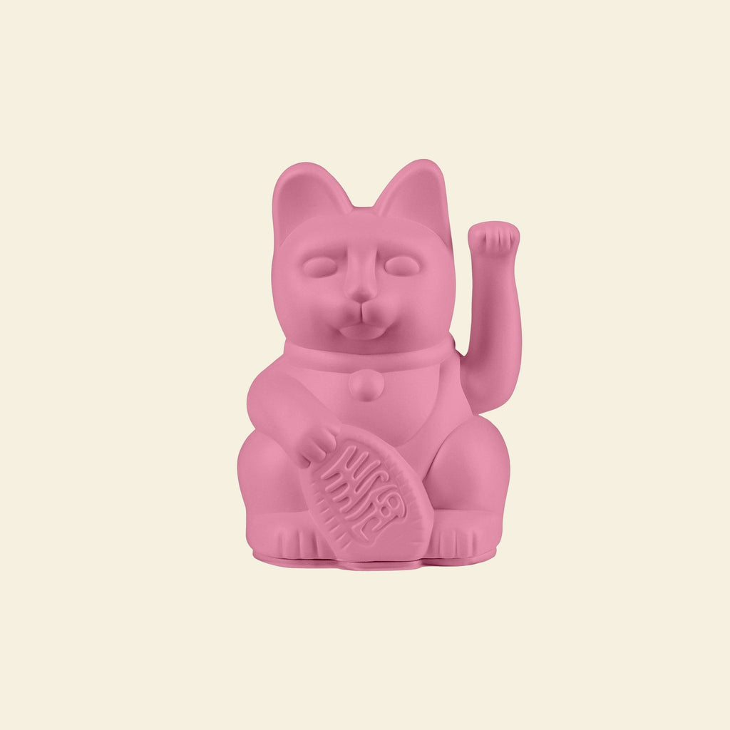 Mini Chat Chanceux Rose Chaud